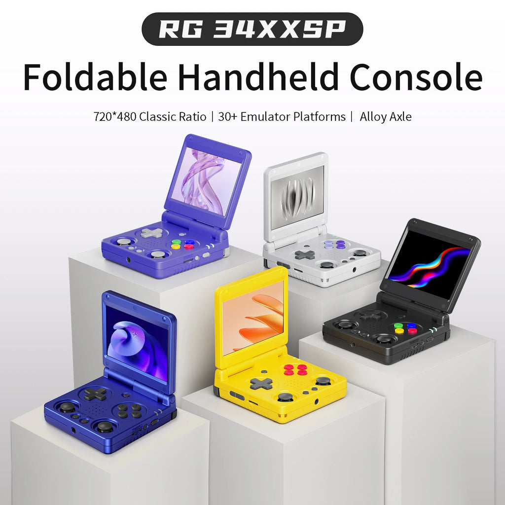 Anbernic RG34XXSP- Handheld Game Console