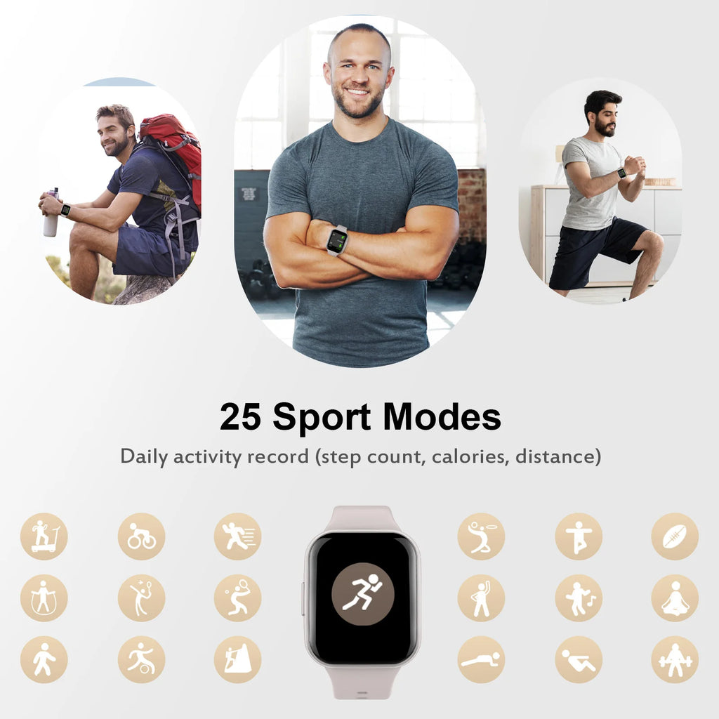 Smart Fitness Watch For Men & Women