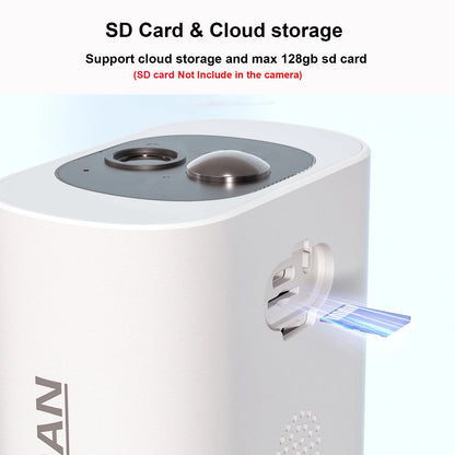 ANRAN 2K Solar Security Camera 3/5MP Outdoor Wireless 2.4G WIFI Camera Battery Cam Floodlight Color Night Vision