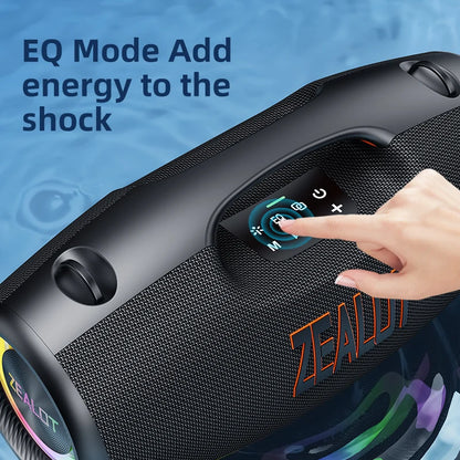 ZEALOT-S89 250W Waterproof Portable Loud Bluetooth Speaker, Wireless Outdoor Boombox SubwooferTriple Passive Radiators-Deep Bass
