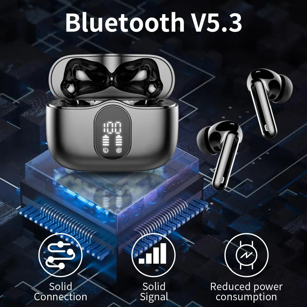 Wireless Earbuds with Bluetooth 5.3, In-Ear Headphones