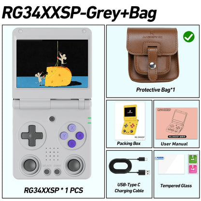 Anbernic RG34XXSP- Handheld Game Console