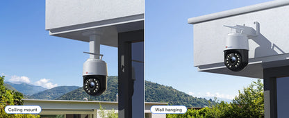 Ctronics Real 4K 8MP Surveillance Camera WiFi 5G Optical Zoom Security Camera