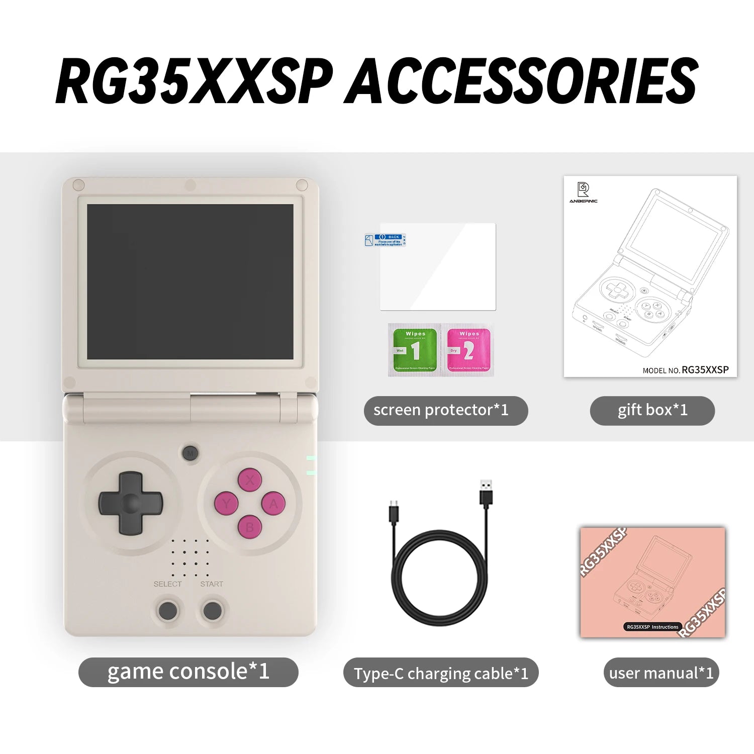 Anbernic RG35XXSP 3.5'' IPS Screen Flip Handheld Console