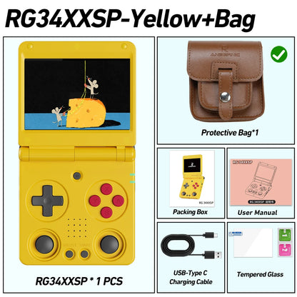 Anbernic RG34XXSP- Handheld Game Console