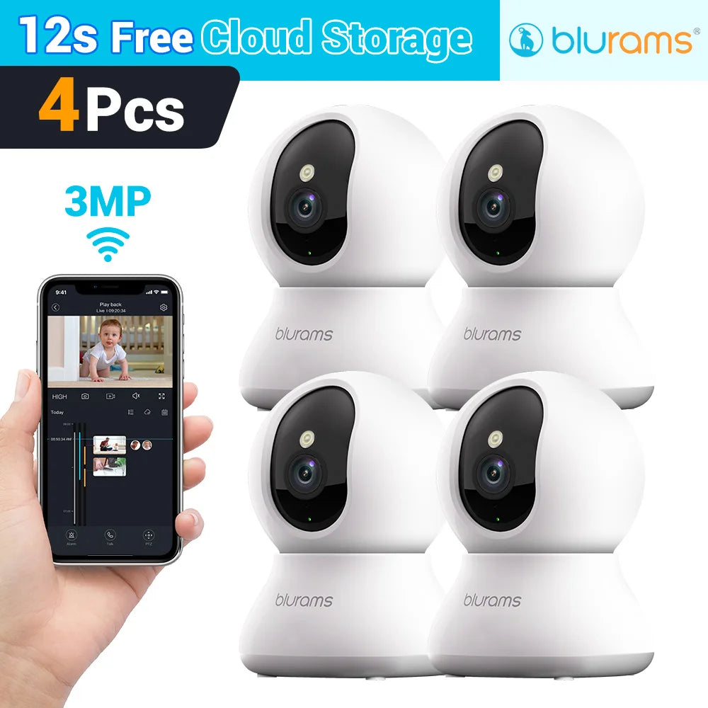 Baby Monitor Camera 2K HD Home Security Camera with Motion Detection and Two-Way Audio