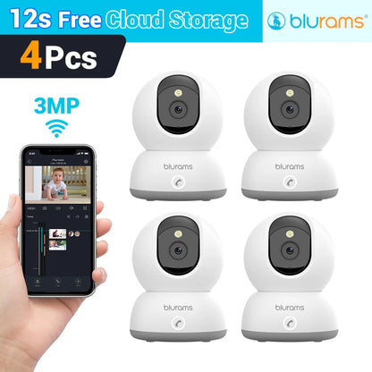 Baby Monitor Camera 2K HD Home Security Camera with Motion Detection and Two-Way Audio