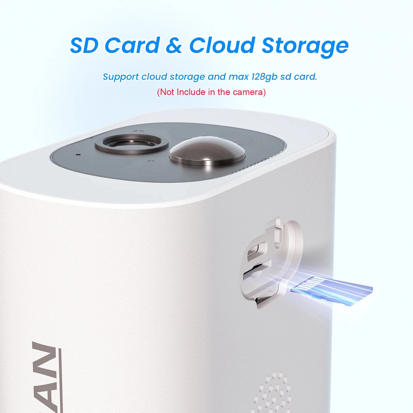 ANRAN 2K Solar Security Camera 3/5MP Outdoor Wireless 2.4G WIFI Camera Battery Cam Floodlight Color Night Vision