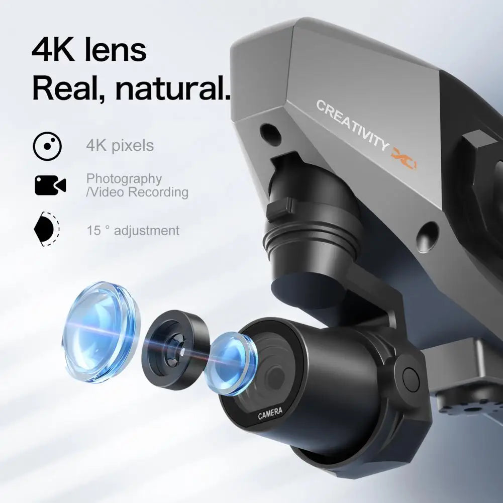 Foldable Remote Control Drone with 4K Dual Cameras