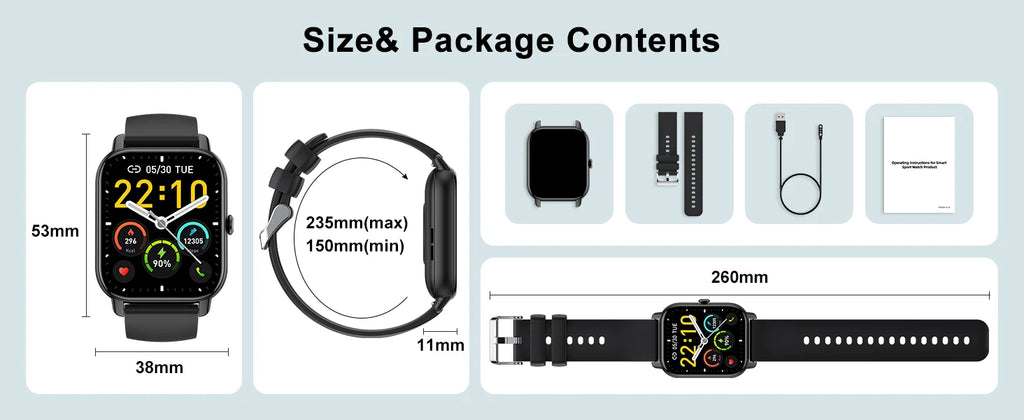Jxrev Fitness Tracking Smart Watch