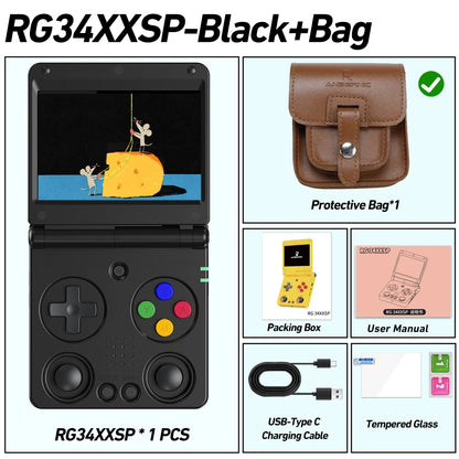 Anbernic RG34XXSP- Handheld Game Console