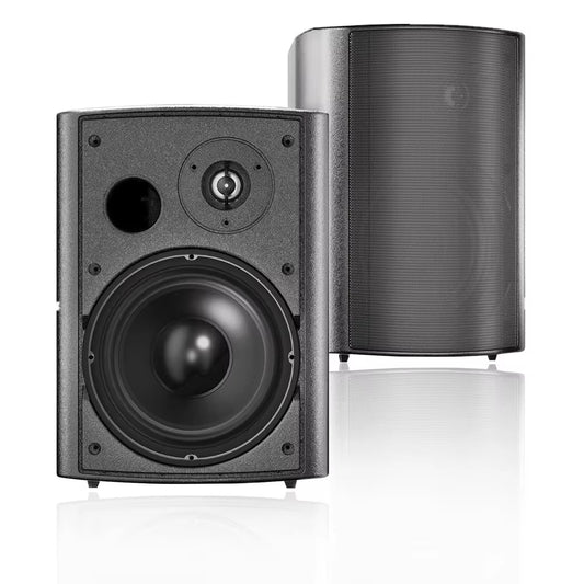 Herdio 6.5" 400W 2PCS Indoor Outdoor Waterproof Bluetooth Speakers Wall Mount Speakers