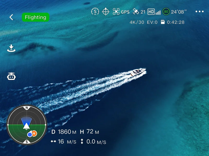 Professional Single Axis Potensic Drone With GPS Auto Return