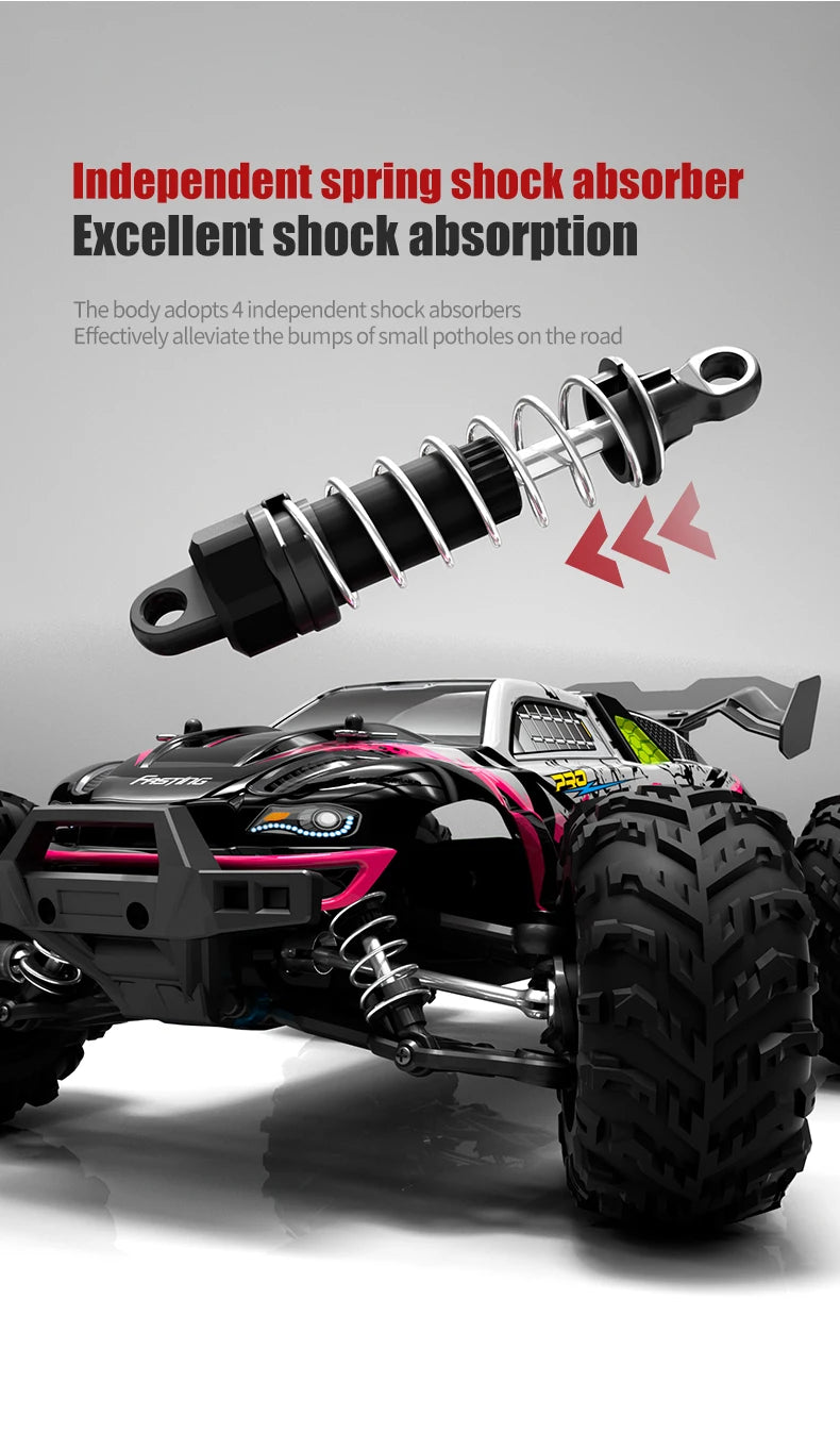 High Speed RC Car 1/16 4x4 Remote Control Brushless Vehicle 2.4G 4WD Electric Off-Road Drift Crawler Toys for Children