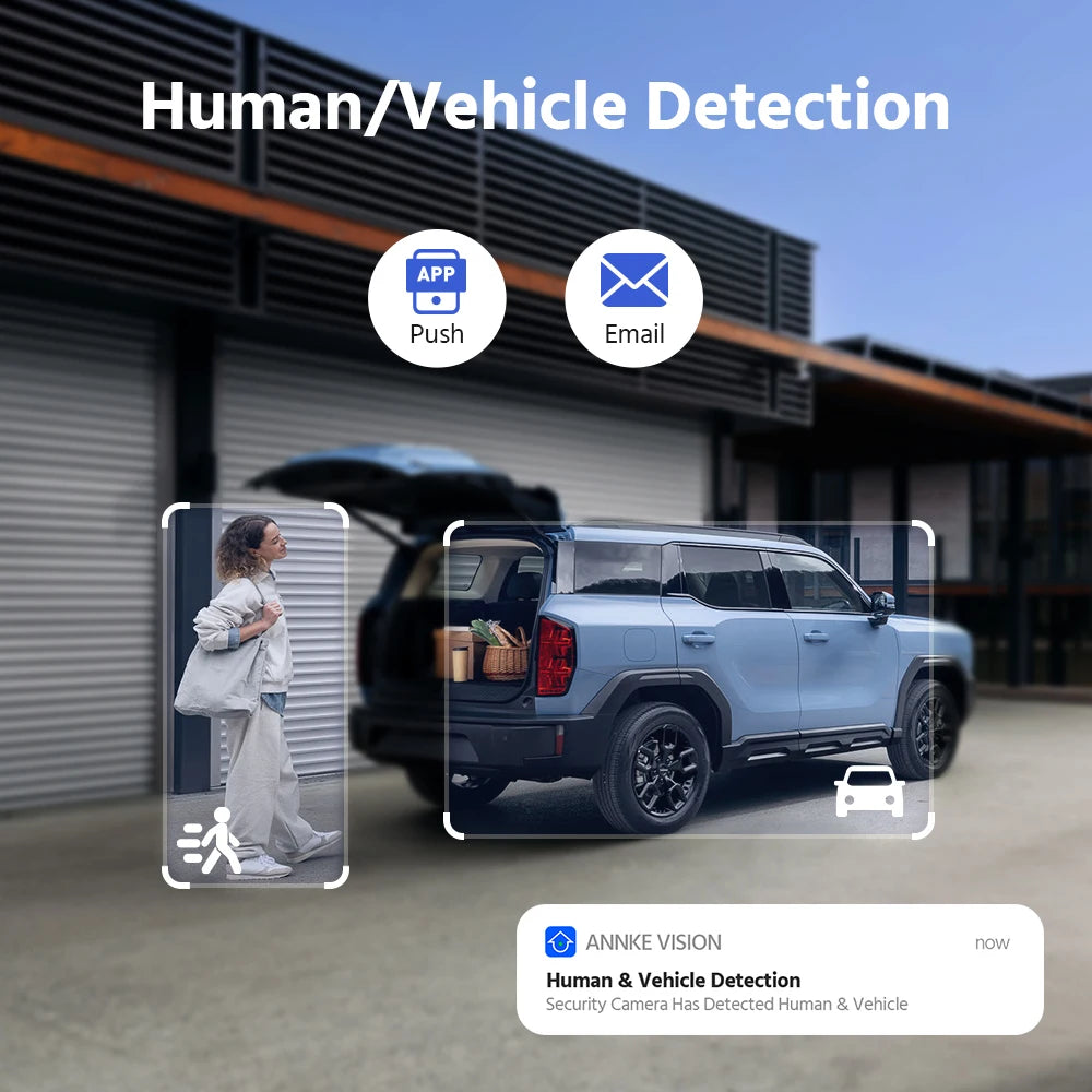 ANNKE 4K 8MP POE Surveillance Camera Dual Lens outdoor POE camera