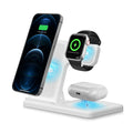 3 In 1 Wireless Charging Station Magnetic Fast Charging 18W Foldable Charging Station