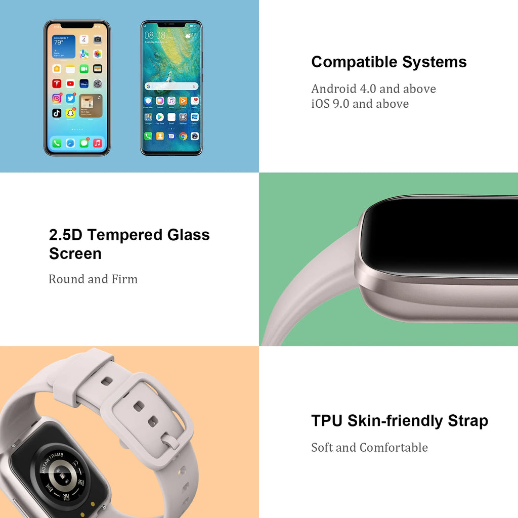 Smart Fitness Watch For Men & Women