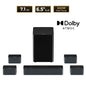 ULTIMEA Poseidon D80 7.1 Surround Soundbar with Dolby Atmos, Wireless Subwoofer & 4 Speakers, Home Theater System with APP Control
